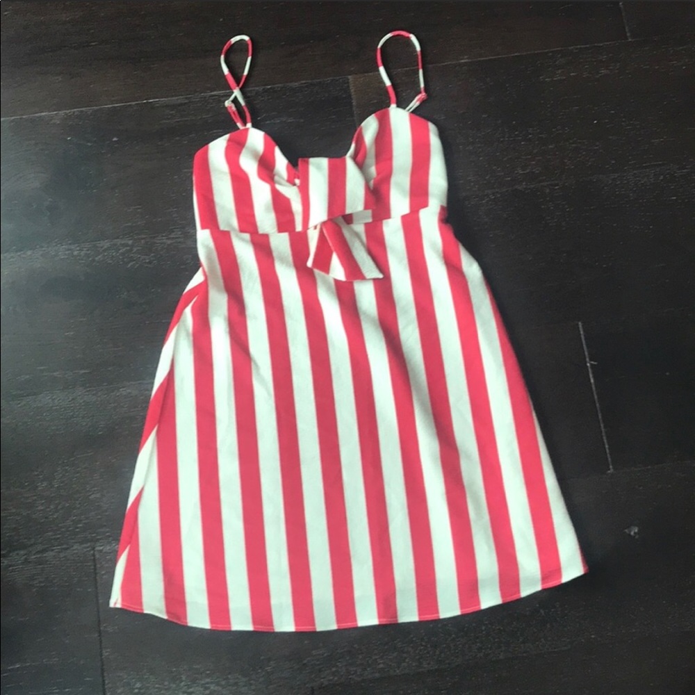 Show Me Your Mumu Greenfield Tie Mini Dress